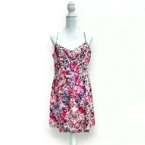 Floral Mini Adjustable Straps J. Crew Dress Size 16 NWOT